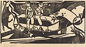 Two Models in a Boat (Zwei Akte in Boot)