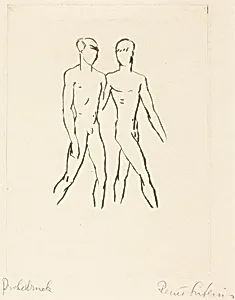 Two Nude Youths