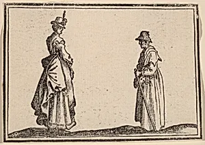 Two Women in Profile