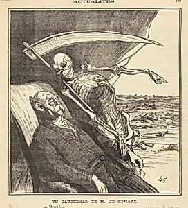 Un cauchemar de M. Bismarck by Honoré Daumier