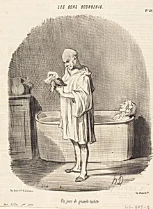 Un Jour de grande toilette by Honoré Daumier