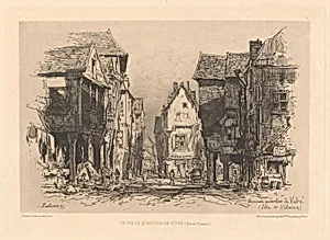 Un Vieux Quartier de Vitré (Ille-et-Vilaine)