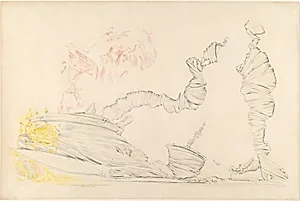 unconcerned, Ulysses listens to the siren's song