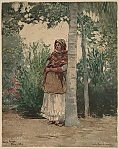 Under a Palm Tree by Winslow Homer