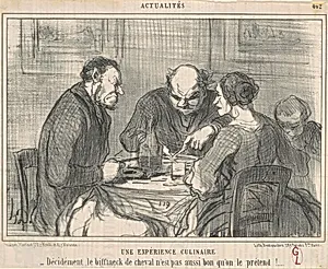 Une expèrience culinaire by Honoré Daumier
