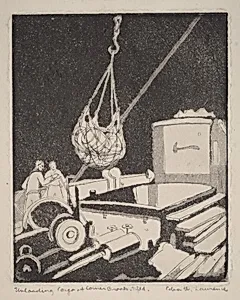 Unloading Cargo at Corner Brook, Nfld