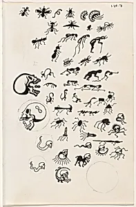 Untitled 1-24-71 [study for "tattoo" book]
