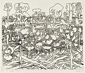 Untitled (Abstract landscape)