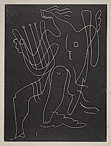 Untitled (Abstraction: Woman With Lyre)