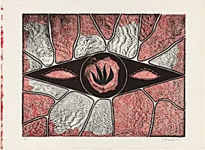 Untitled (black, red, white)