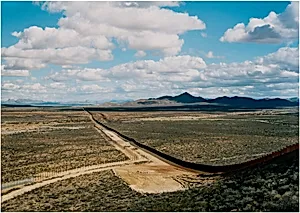 Untitled (Border Fence near Naco, AZ)