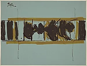 Untitled (Elegy Sketch for National Gallery Mural)