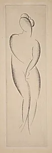 Untitled (Female Nude Standing)