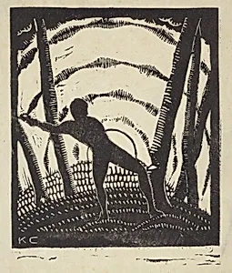 Untitled (Man Felling Tree)