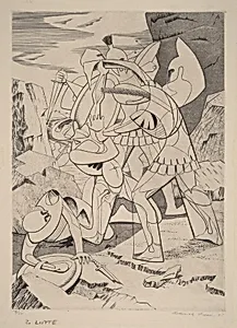 Untitled (Men Fighting)