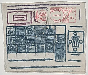 Untitled (Pictographic Postcard)