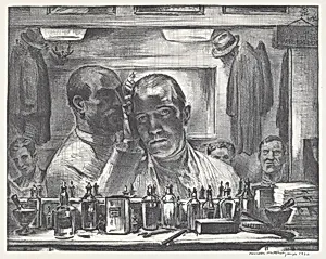 Untitled (Self Portrait at the Barber Shop)