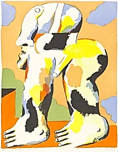 Untitled (Striding Man) épreuve d'artiste for Herr Mathieu