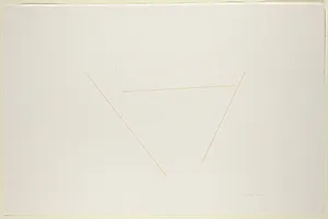 Untitled (study for 3-part diagonal construction for the Kestner Gesellschaft, Hanover, not executed)