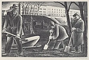 Untitled (Three Men on a Public Works Project)