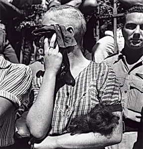 Untitled (woman accused of collaboration, St. Tropez, France)