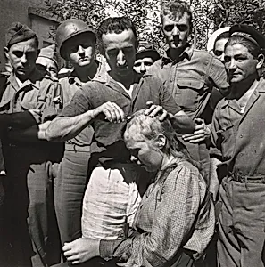 Untitled (women accused of collaboration, St. Tropez, France)