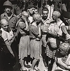 Untitled (women accused of collaboration, St. Tropez, France)