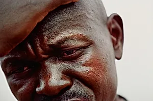 Uwikijije Jean Damascene at a “Solidarity Camp” in Rwanda