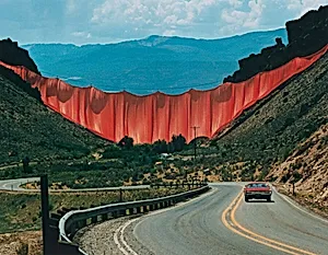 Valley Curtain, Grand Hogback, Rifle, Colorado, 1970-1972