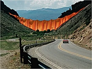 Valley Curtain, Rifle, Colorado, 1970–1972