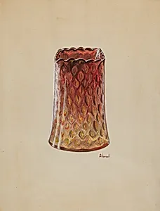 Vase (Amberina)