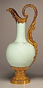 Vase Mounted as an Ewer by Chinese Qing Dynasty