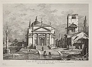 Veduta del Prospetto della Chiesa del SS. Redentore