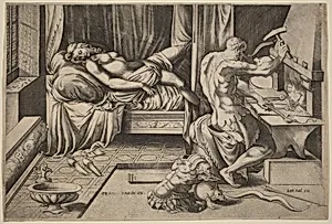 Venus Reclining with Vulcan at His Forge