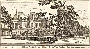 Veue de l'Hostel de Soissons