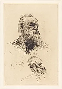 Victor Hugo, De Trois Quarts by Auguste Rodin