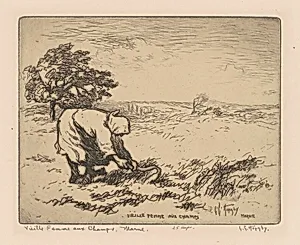 Vieille Femme aux Champs, Marne