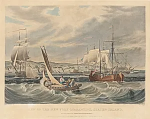 View of the New York Quarantine, Staten Island