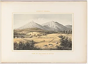 View of the Peaks of Otter