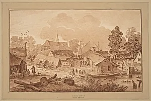 Village with Pond