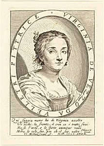 Virginia da Vezzo by Claude Mellan