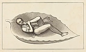 Vishnu, Creating Agent of Brahma, Attitude, the Emblem of Eternity by Maria Denman after John Flaxman