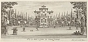 Vuë du Palais et Jardin du Cardinal Ludovise by Israël Silvestre