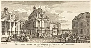 Vue Particuliere de la Chapelle du Chateau deVersailles