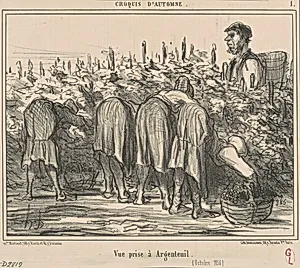 Vue prise a Argenteuil (Octobre 1856) by Honoré Daumier