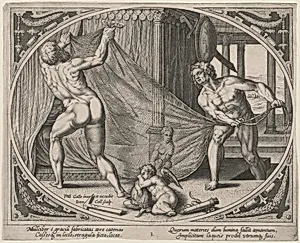 Vulcan Hanging an Iron Net above the Bed