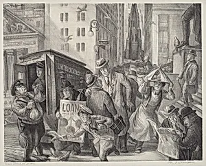 Wall Street at Noon