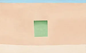 Wall with Green Door