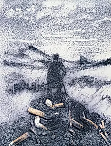 Wanderer Above The Sea of  Ashes