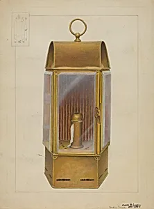 Wardroom Lamp from "Constitution"